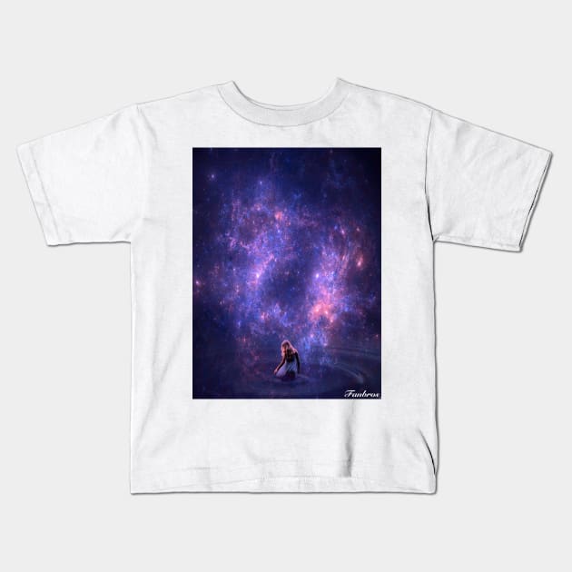 Absorbed Kids T-Shirt by Fanbros_art